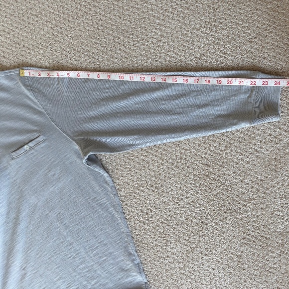 Johnnie-O Keane Quarter Zip Pullover Large gray - Picture 8 of 15